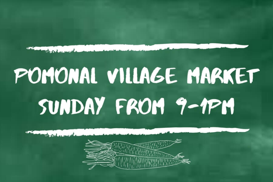 Pomonal Village Market on the last Sunday of each month!